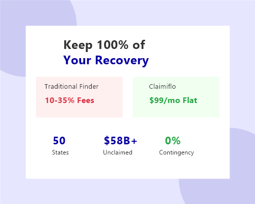 Keep 100% of Your Recovery